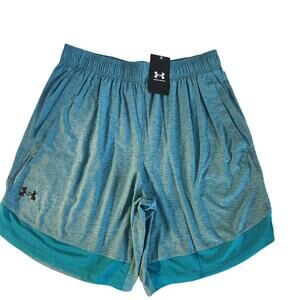 Under Armour Men's UA train stretch shorts truquoise / green size XL regular